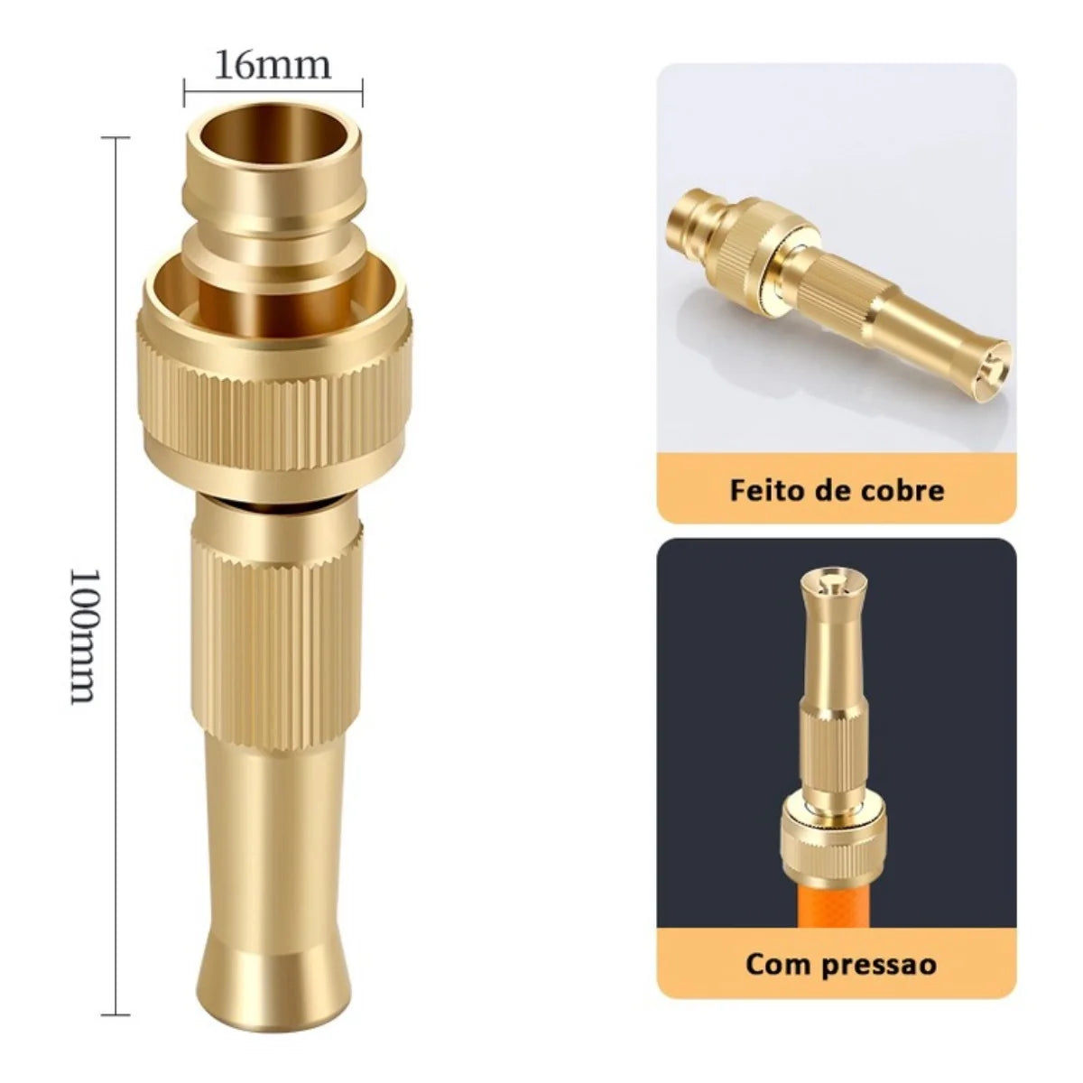 Bocal para mangueira de alta pressão